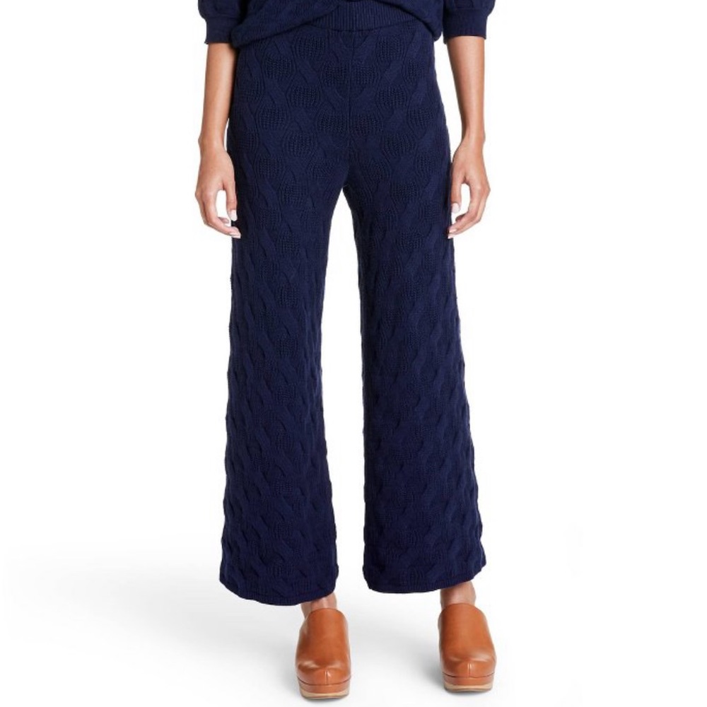 Rachel Comey High-Rise Wide Leg Knit Palazzo Pants - Picture 3 of 8